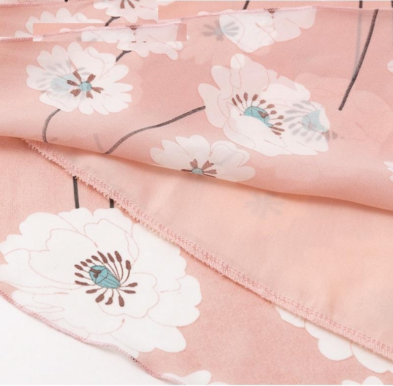 Casual Long Sleeve Floral Print Party Dress - Image 7