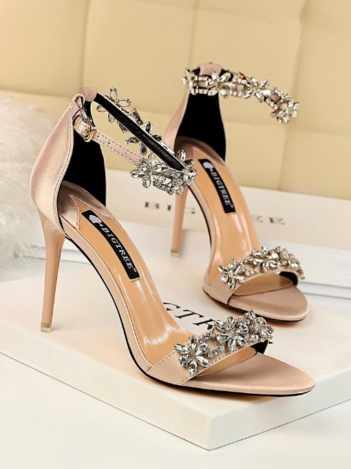 Euro Round Toe High Heel Sandal - Image 7