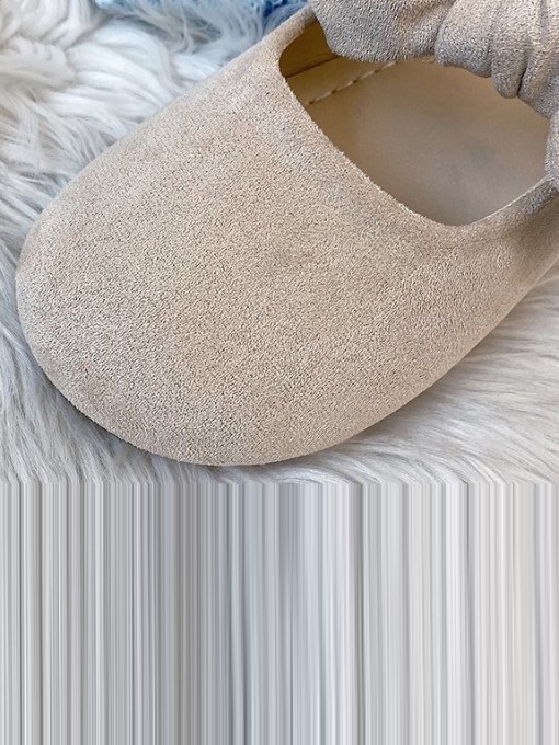 Round Toe Bow Tied Flats - Image 5