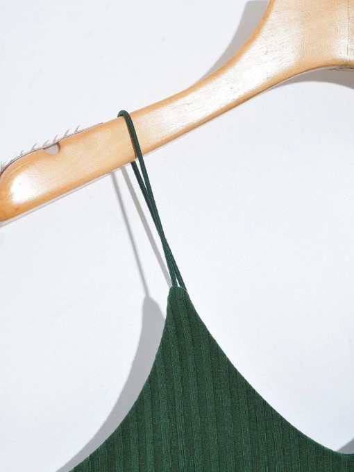 Sexy Solid Backless Camisole Bodysuit - Image 4