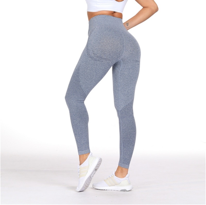 Casual High Waist Compression Tights Fitness Yoga Pants - Image 3
