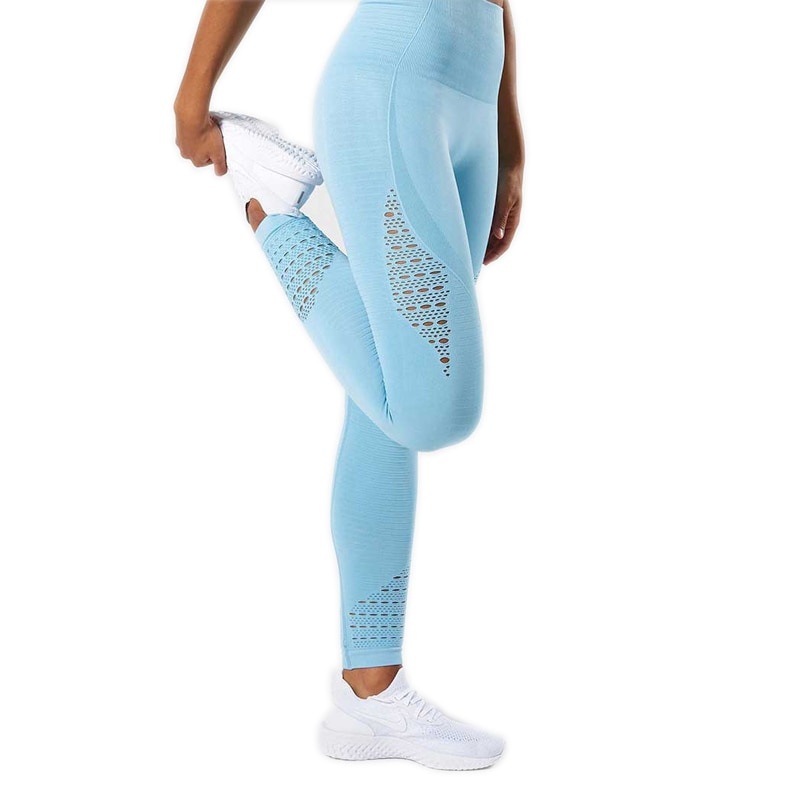 Casual High Waist Compression Tights Fitness Yoga Pants - Image 10