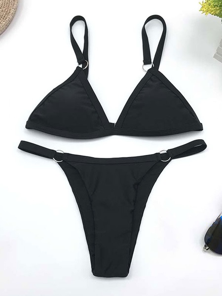Sexy Bikini Neon Beach Swimwear Triangle Bikini Bathing Suit - Image 7