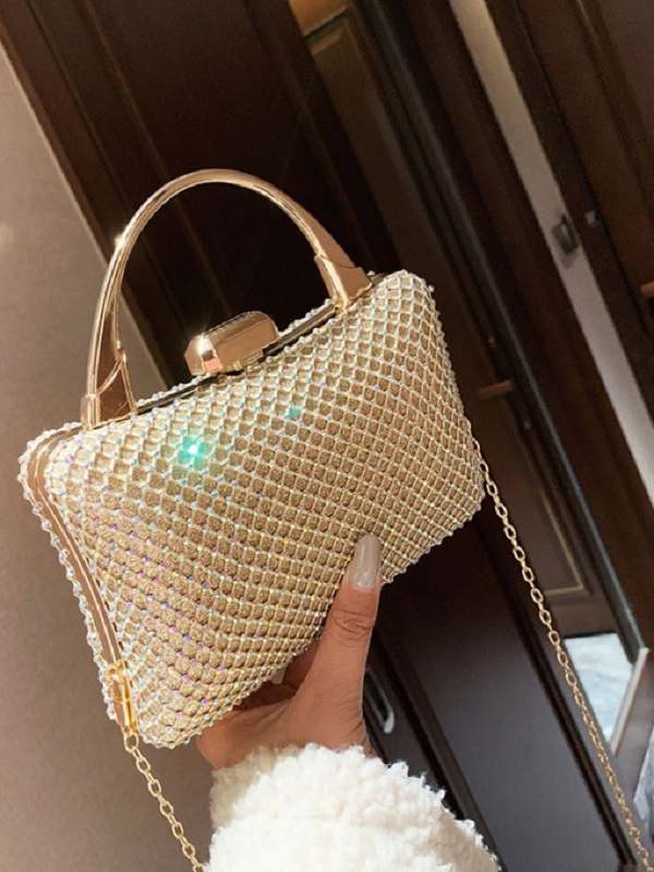 Fashion Rhinestone Chain Designer Handbags - Image 7