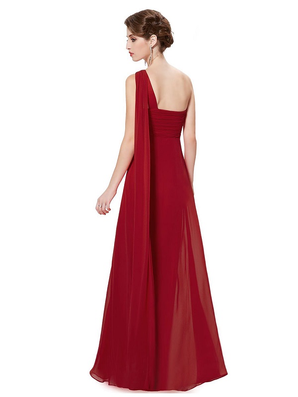 Prom A-Line Chiffon Sleeveless Pleated Maxi Party Dresses - TD Mercado