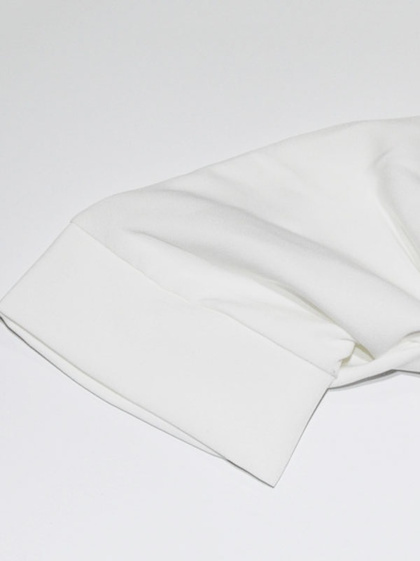 Bodycon Dresses Pleated Irregular Half Sleeves Midi Pencil Dress - Image 7