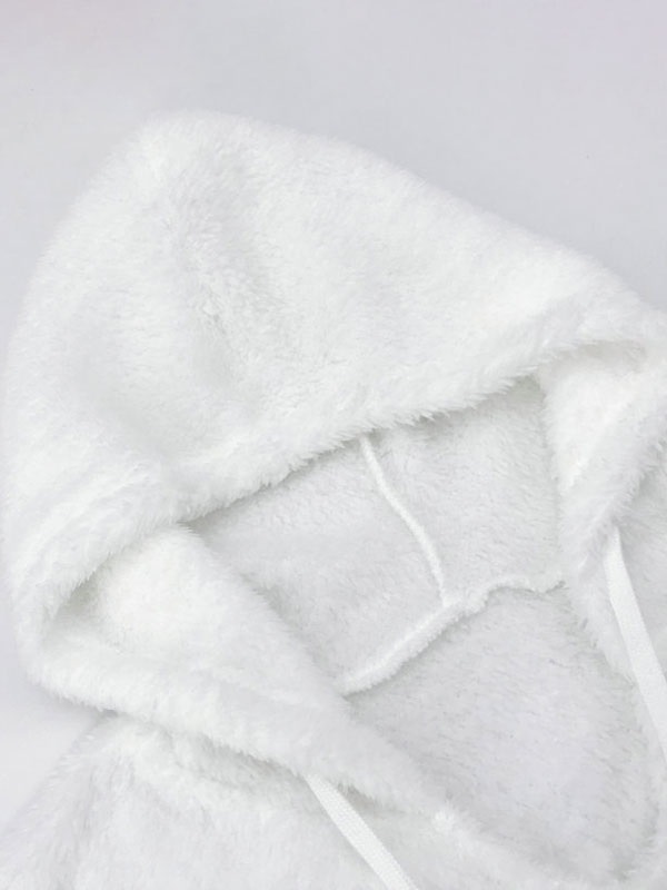 Hoodie Long Sleeves Polyester Hooded Sweatshirt - Image 4