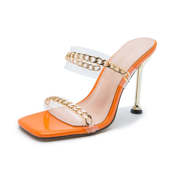 New Shoes Peep Toe Sexy Shallow Thin High Heels Slippers - Image 6