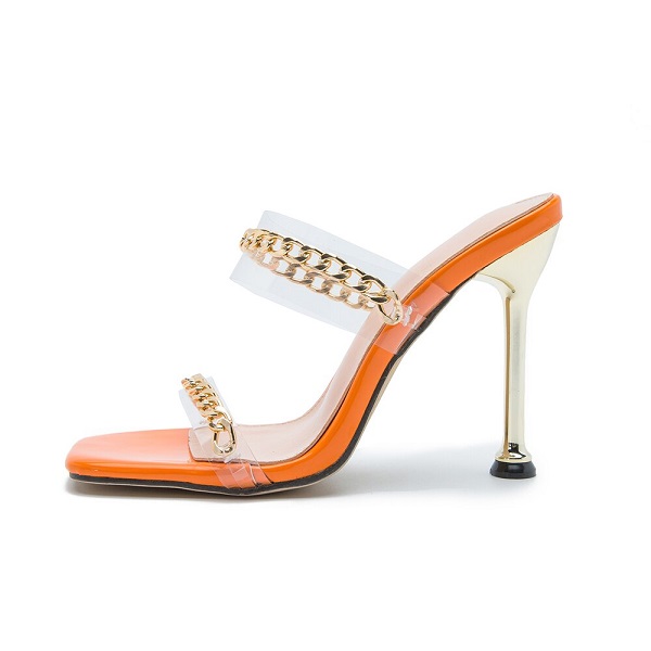 New Shoes Peep Toe Sexy Shallow Thin High Heels Slippers - Image 7