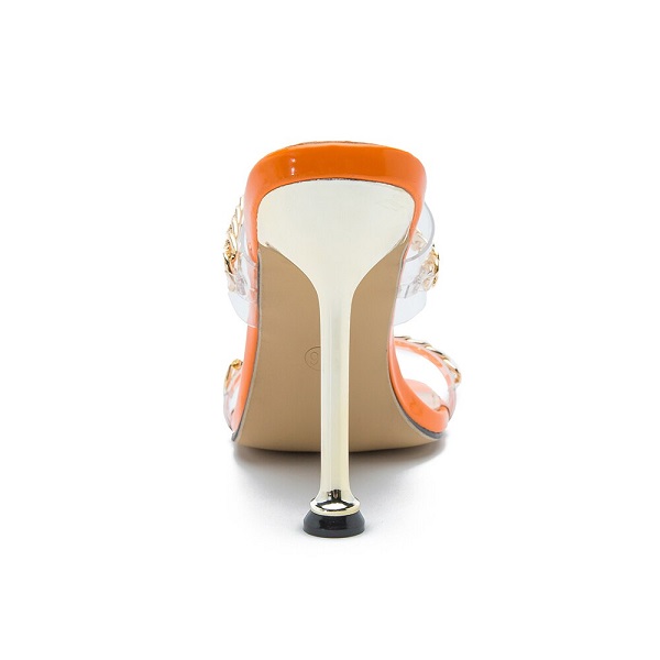 New Shoes Peep Toe Sexy Shallow Thin High Heels Slippers - Image 8