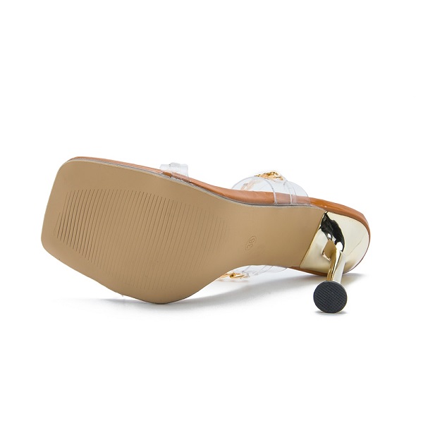 New Shoes Peep Toe Sexy Shallow Thin High Heels Slippers - Image 13