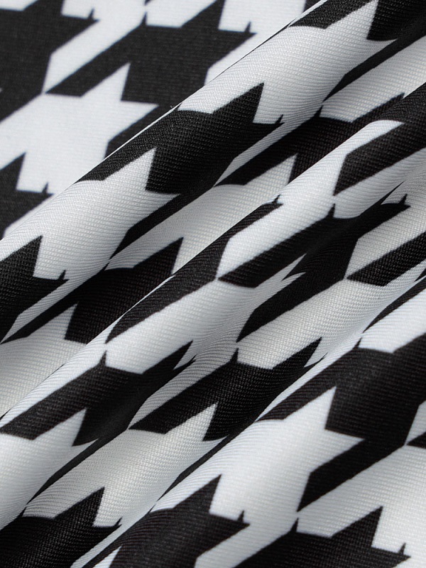 Two Piece Sets Pleated Plaid Pattern Casual Pants Outfit - Image 6