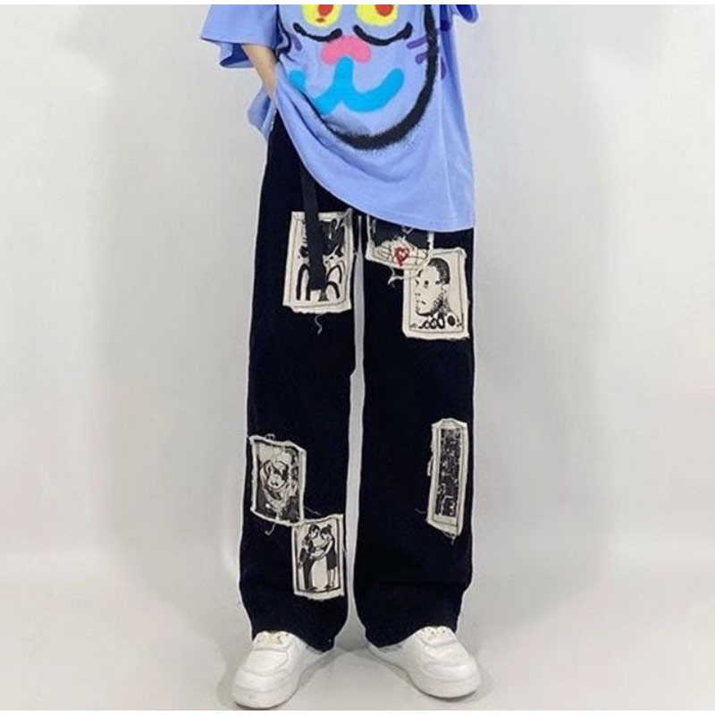 Casual Hip Hop Street wear Wide Leg Jeans - Image 5
