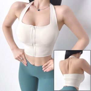 Push Up Yoga Crop Top Bras Solid Athletic Vest Gym Sportswear