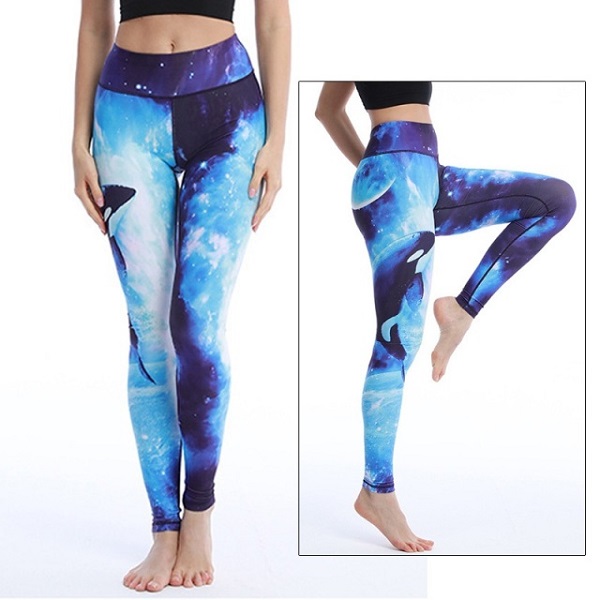 Yoga Pants High Waist Trainer Long Tights Push Up Running - Image 14