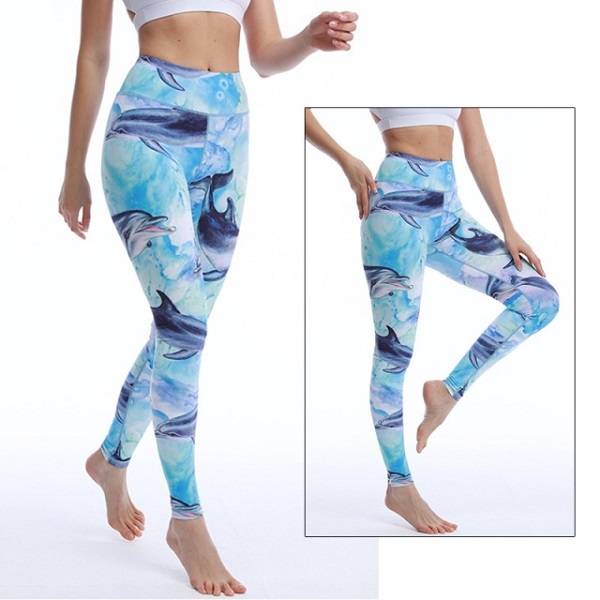 Yoga Pants High Waist Trainer Long Tights Push Up Running - Image 15