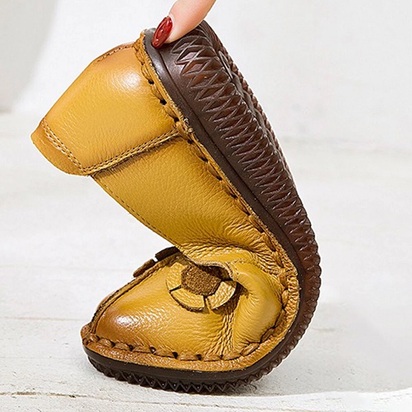 Flowers Decor Comfy Casual Slip On Flat Loafers - Image 2