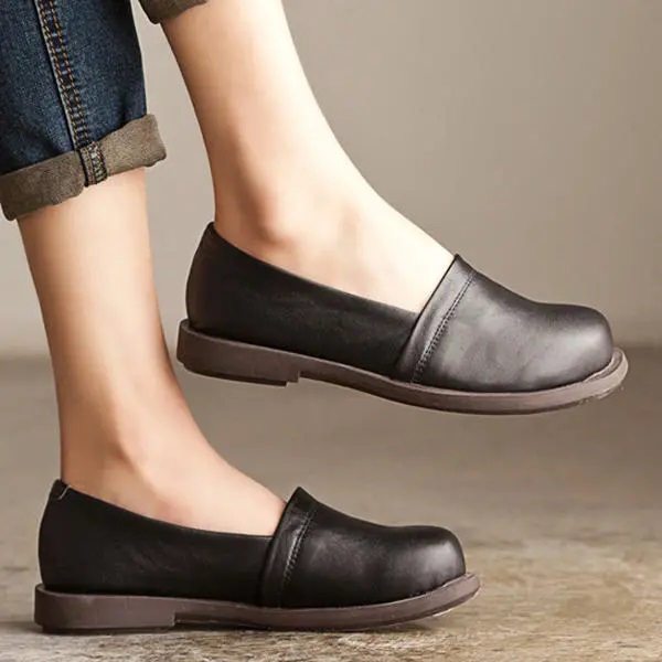Low Top Casual Outdoor Soft Slip On Flat Loafers - Image 4