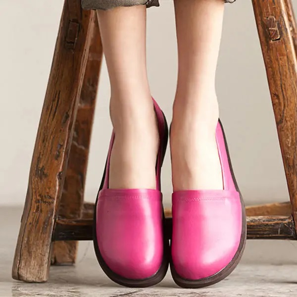 Low Top Casual Outdoor Soft Slip On Flat Loafers - Image 5