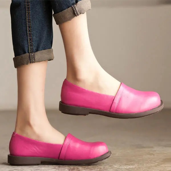Low Top Casual Outdoor Soft Slip On Flat Loafers - Image 6