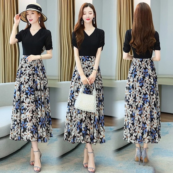Elegant Fashion Sexy Bodycon Casual Chiffon Dress - Image 3