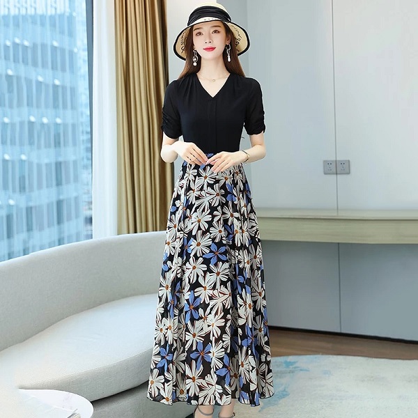 Elegant Fashion Sexy Bodycon Casual Chiffon Dress - Image 4