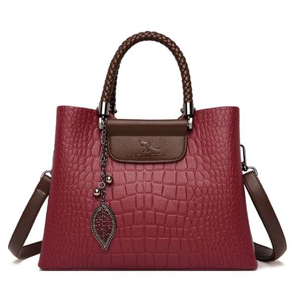 High Quality Leather Casual Handbags - Image 5