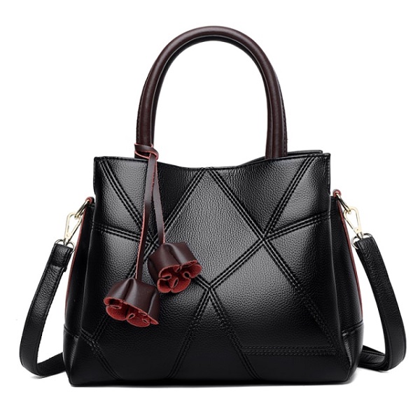 Retro Elegant Crossbody PU Leather Handbag - Image 2