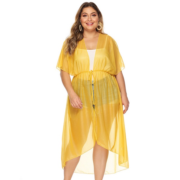 Sexy Chiffon Tunics Plus Size Cover Up