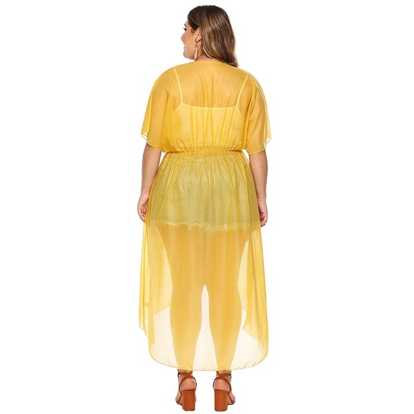 Sexy Chiffon Tunics Plus Size Cover Up - Image 3