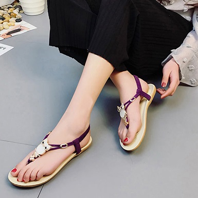 Women's michael kors sandals Brown Capri Thong Style 45R3CPFA1L Size 11