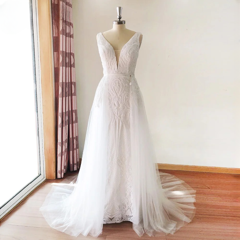 Elegant Sequins Long Sleeves Mermaid Skin V-Neck Maxi Dress - Image 2