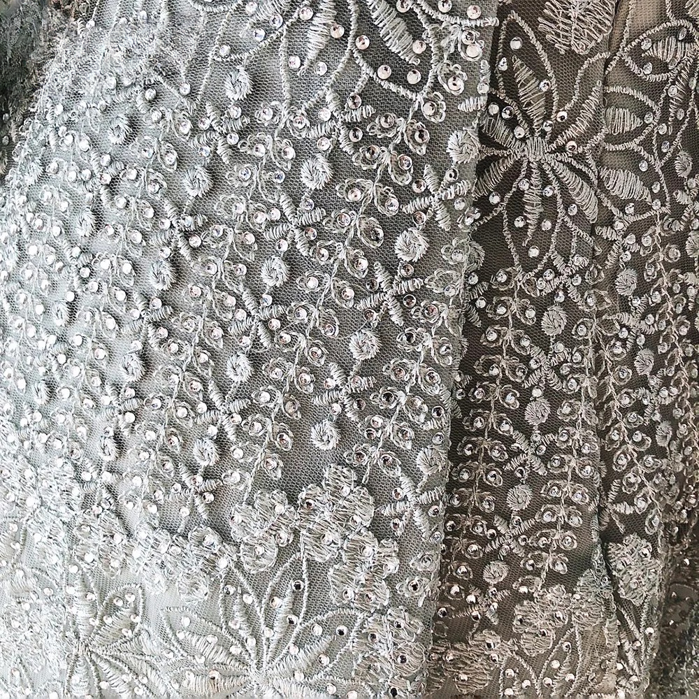 Elegant V-Neck Full Sleeve Lace Mermaid Evening Party Dress - Image 14