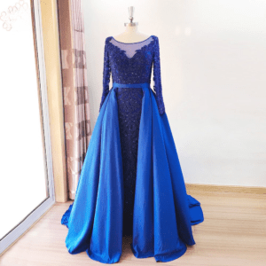 O Neck Mermaid Evening Night Dress for Women