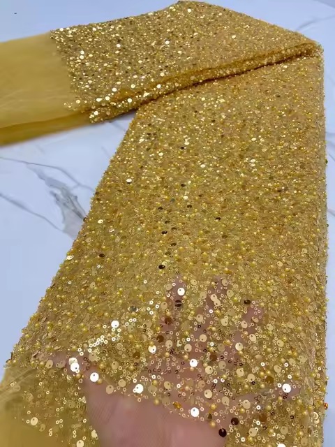 Elegant Mermaid Beads Long Sleeves V-Neck Satin Evening Party Dress - Image 17