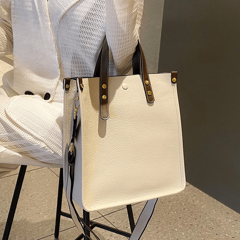 Handbag With Rhinestone & Ruffled Surface & Cross Body Strap