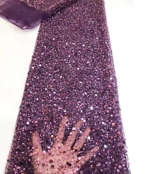 Elegant Mermaid V-Neck Long Puff Sleeves Beads Evening Party Dress - Image 16