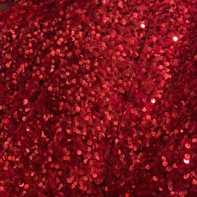 Elegant Sequin Velvet Dresses One Shoulder Long Sleeves Mermaid Dress - Image 13