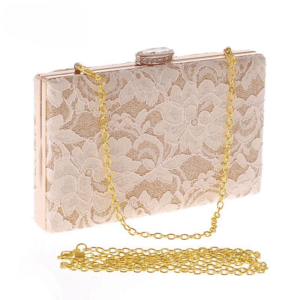 Hollow Lace White Clutch Bag For Women Floral Pochette Mariage Sac Femme Ladies Evening Party Bags