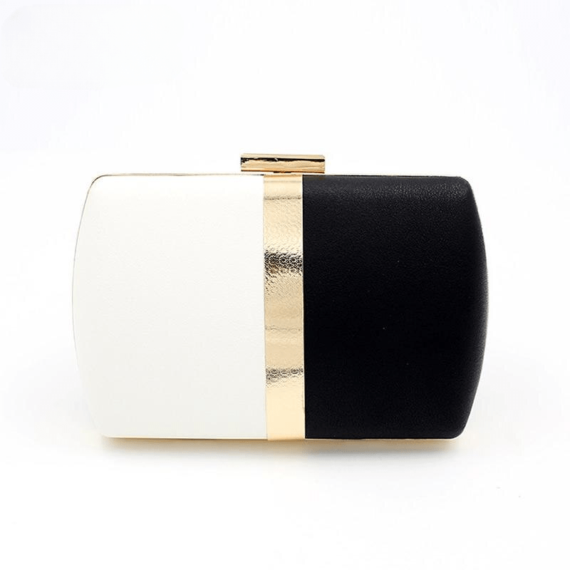 Black two in one bag, stylish black clutch purse & cosmetic bag,  convertible clutch bag for evening event, minimalist pochette for ladies -  BAGIC