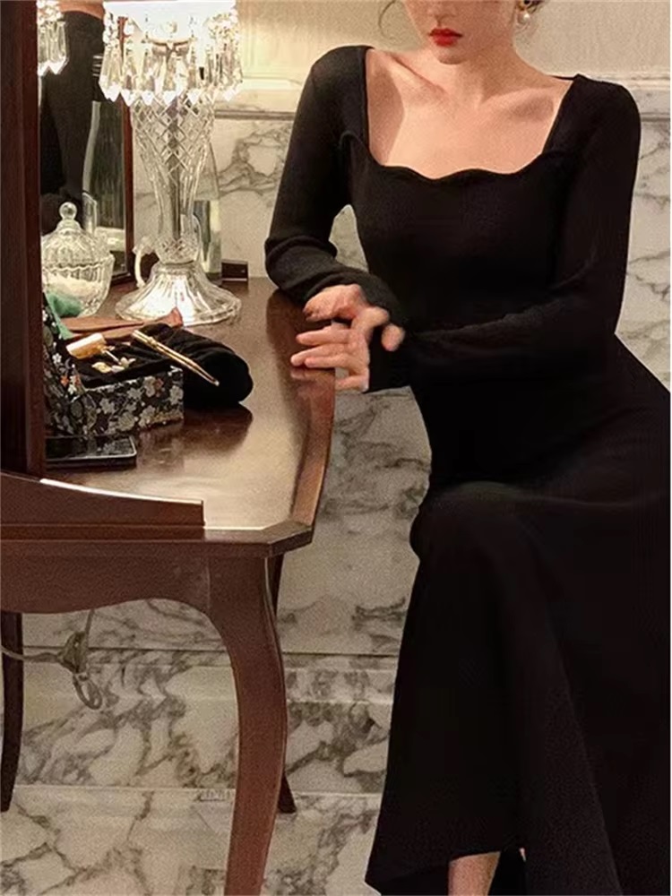 Vintage Beach Bodycon Prom Knitted Slim Evening Vestidos - Image 4