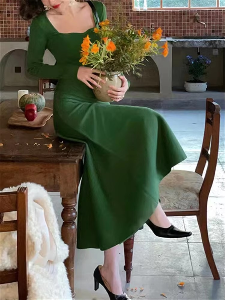 Vintage Beach Bodycon Prom Knitted Slim Evening Vestidos - Image 2