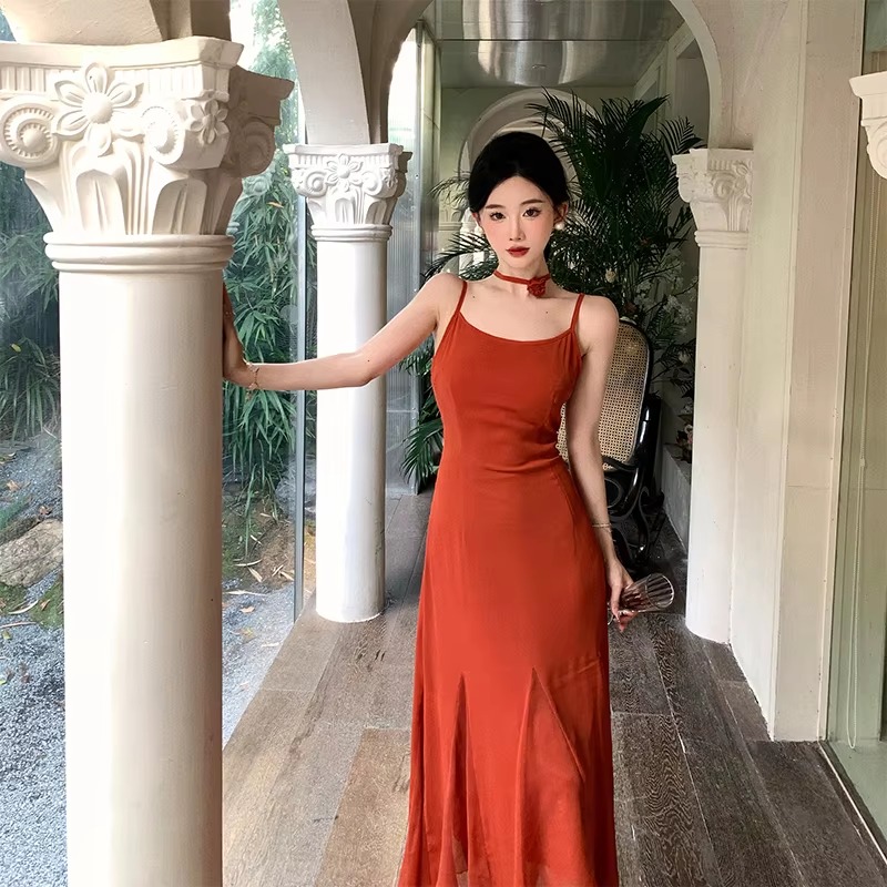 Vintage Short Sleeve Robe Party Prom Skinny Maxi Dress - Image 6