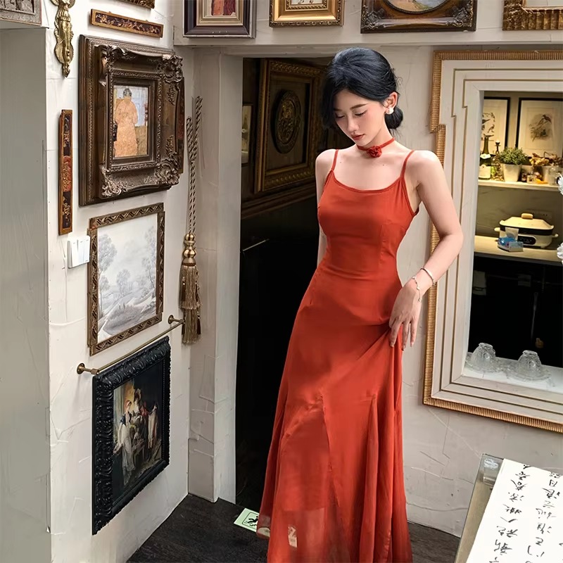 Vintage Short Sleeve Robe Party Prom Skinny Maxi Dress - Image 5