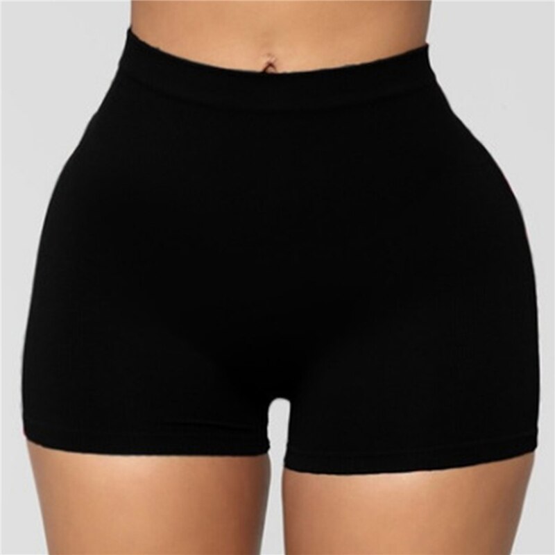Newly Women Shorts Fashion Solid Color Slim Skinny Shorts Casual High Waist Shorts For Female Plus Size - Image 2