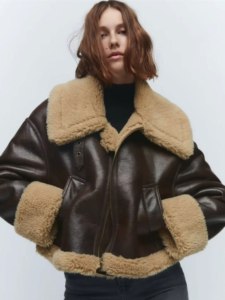 double faced short jacket