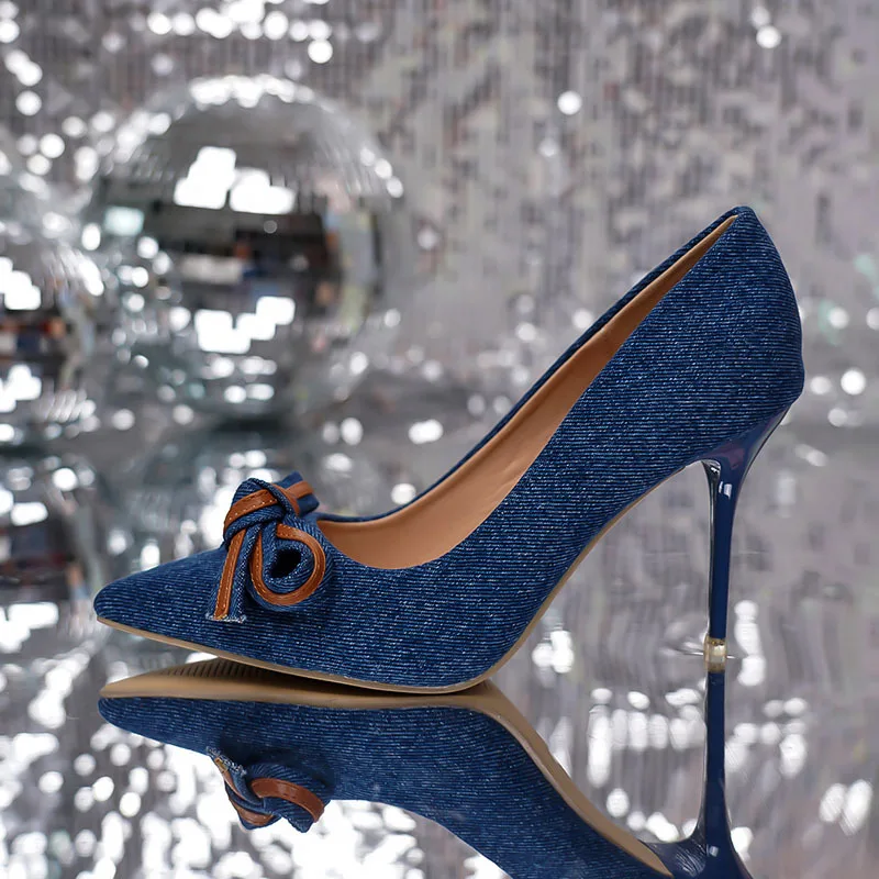 Fashion Pumps Pointed-toe Shoe Thin High Heel Office Ladies Stiletto Heels - Image 2