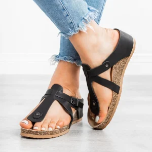 Fashion Sandals Stitching Sandals Open Toe Casual Shoes Platform Wedge Slides Beach Shoes