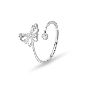 Butterfly Zircon Adjustable Party Minimalist Rings