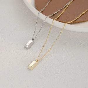 Pendant Jewelry Gift Fine Link Chain Metal Party Necklace